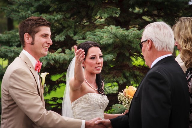 Receiving the guests